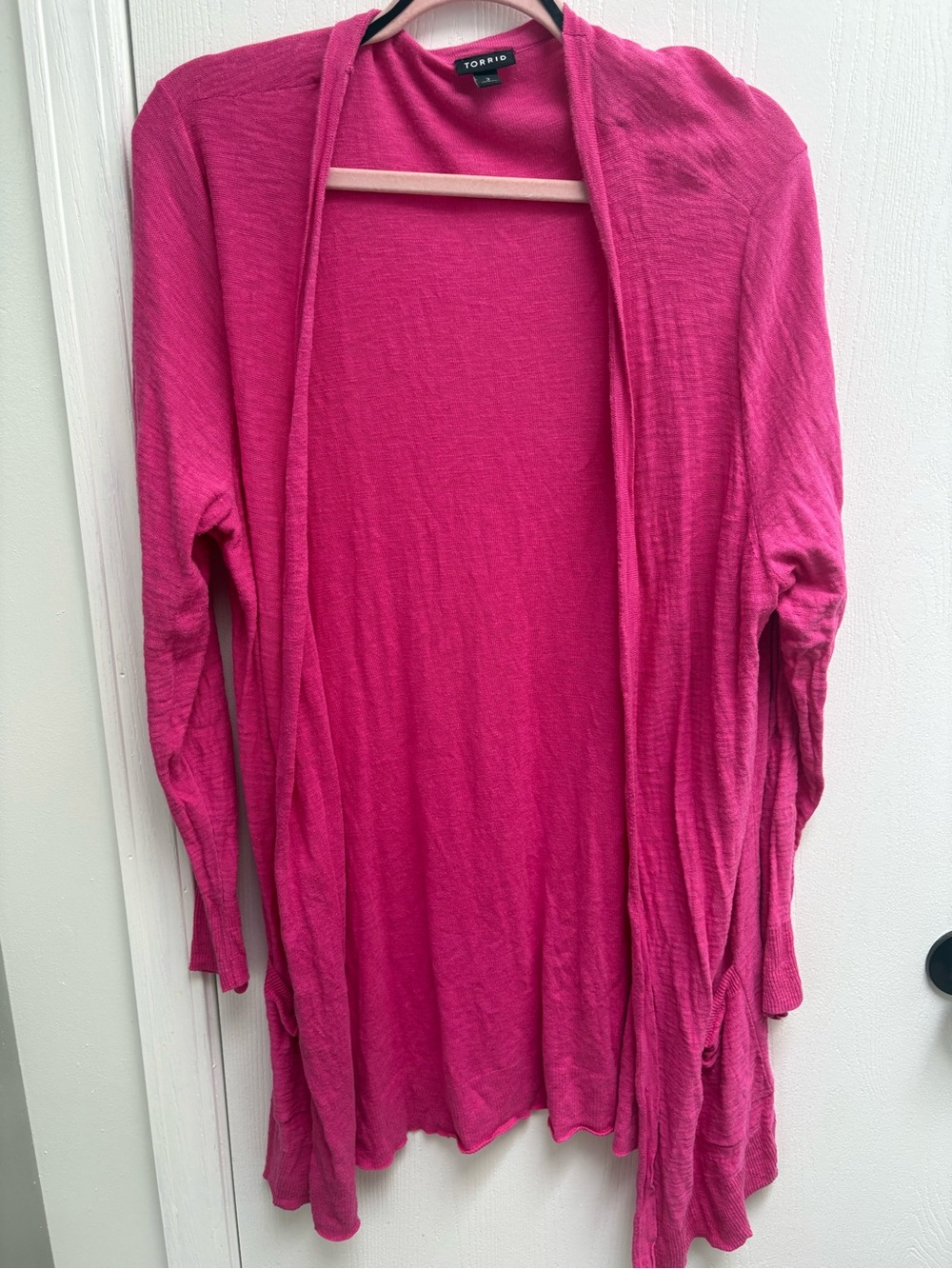 🛑  2/$15 torrid Bright Fuchsia Knit Top